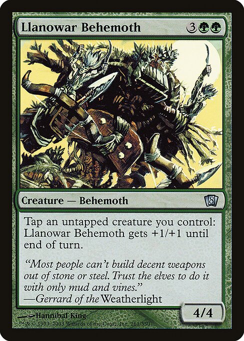 Llanowar Behemoth (261★) [Eighth Edition]