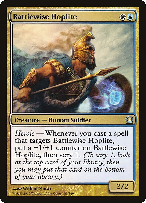 Battlewise Hoplite (189) [Theros]