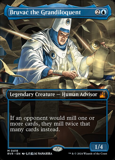 Bruvac the Grandiloquent (418) [Ravnica Remastered] [Borderless]