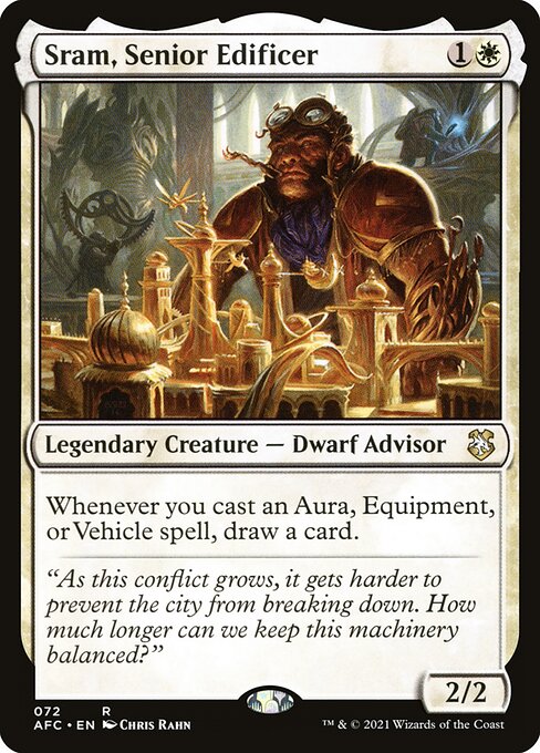 Sram, Senior Edificer (72) [Forgotten Realms Commander]