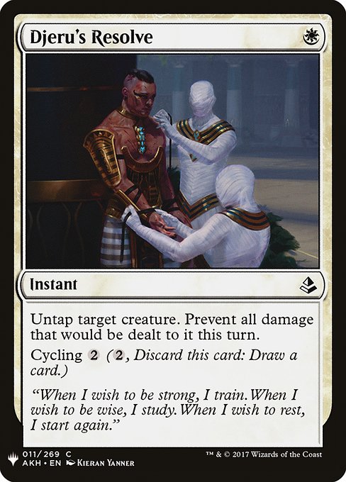 Djeru's Resolve (AKH-11) [The List]