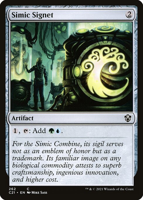 Simic Signet (262) [Commander 2021]