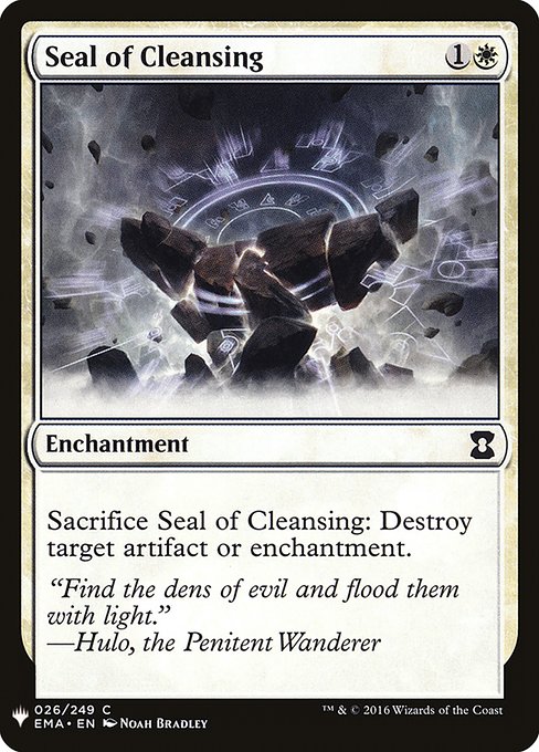 Seal of Cleansing (EMA-26) [The List]