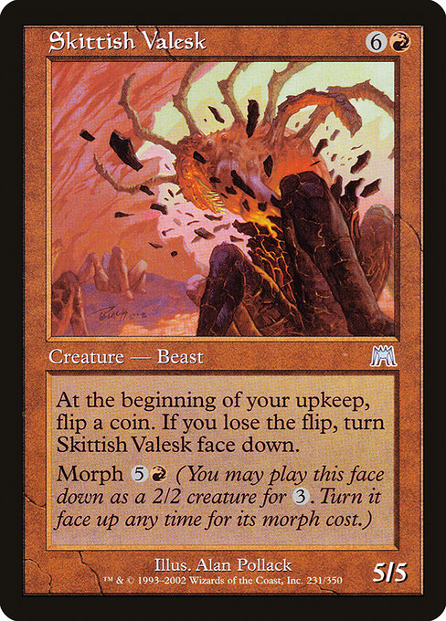 Skittish Valesk (231) [Onslaught]