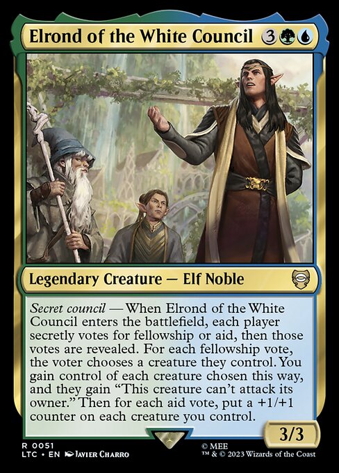 Elrond of the White Council (51) [Tales of Middle-earth Commander]