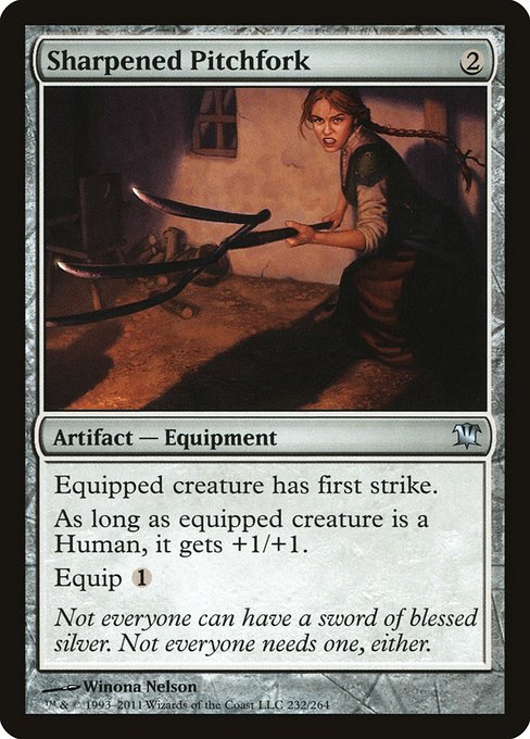 Sharpened Pitchfork (232) [Innistrad]