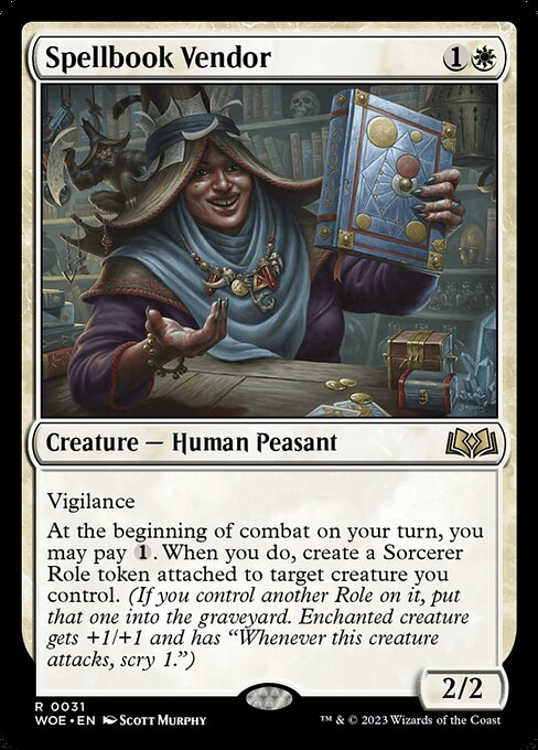 Spellbook Vendor (31) [Wilds of Eldraine]