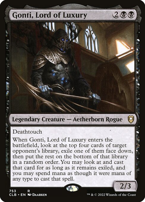 Gonti, Lord of Luxury (753) [Commander Legends: Battle for Baldur's Gate]