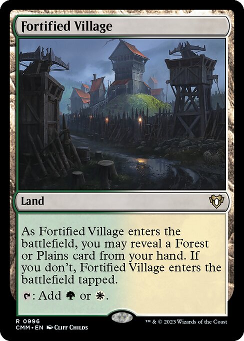 Fortified Village (996) [Commander Masters]