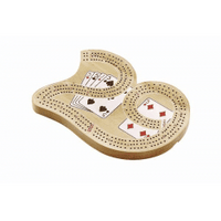 Large "29" 3 Track Cribbage Board image 0