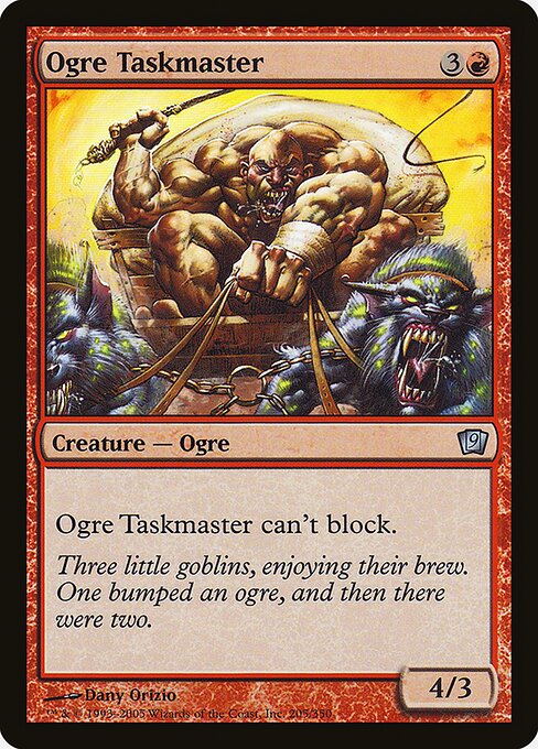 Ogre Taskmaster (205★) [Ninth Edition]
