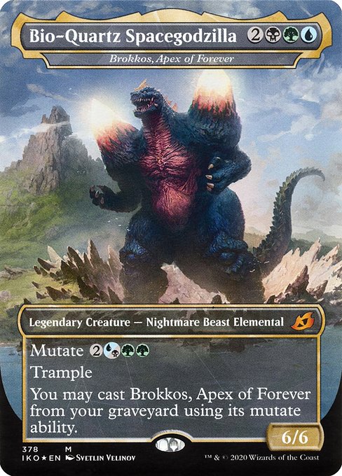 Brokkos, Apex of Forever (378) [Ikoria: Lair of Behemoths] [Borderless]