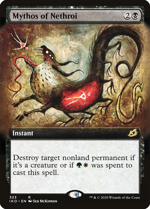 Mythos of Nethroi (323) [Ikoria: Lair of Behemoths] [Extended Art]