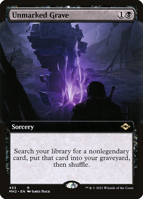 Unmarked Grave (453) [Modern Horizons 2] [Extended Art]