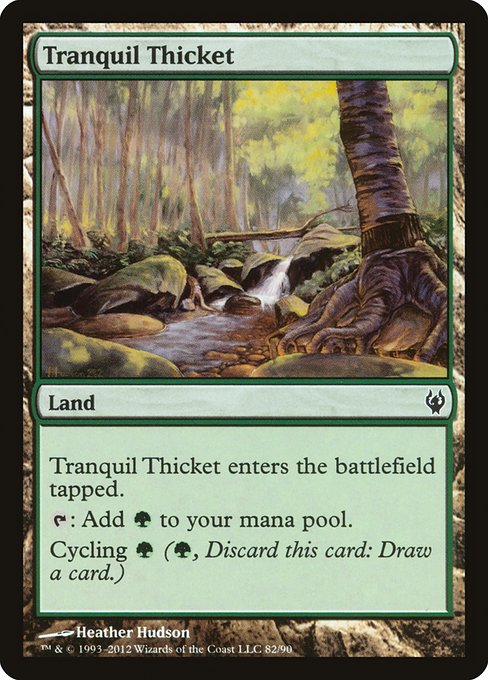 Tranquil Thicket (82) [Duel Decks: Izzet vs. Golgari]