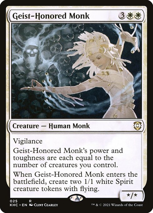 Geist-Honored Monk (25) [Kaldheim Commander]