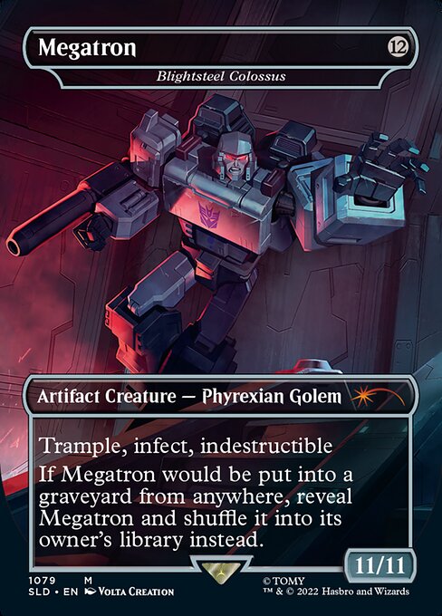 Blightsteel Colossus // Blightsteel Colossus (1079) [Secret Lair Drop] [Borderless]