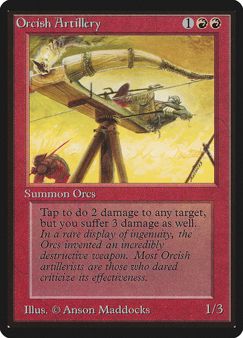 Orcish Artillery (166) [Limited Edition Beta]
