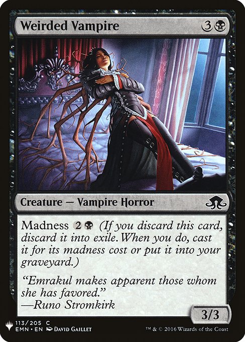 Weirded Vampire (EMN-113) [The List]