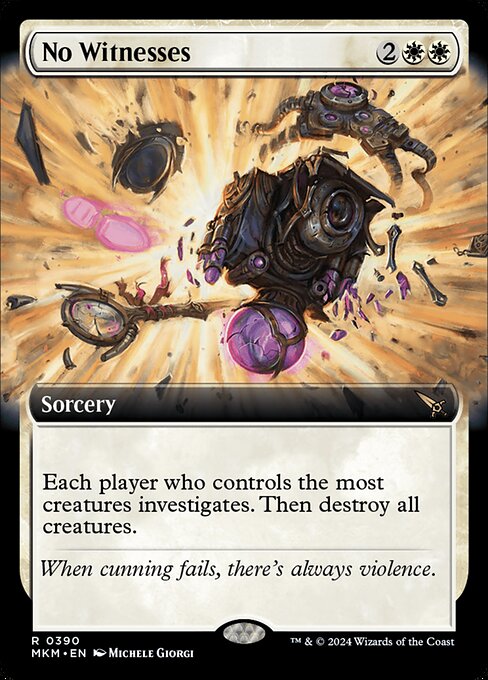 No Witnesses (390) [Murders at Karlov Manor] [Extended Art]