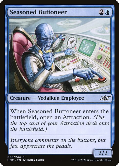 Seasoned Buttoneer (58) [Unfinity]