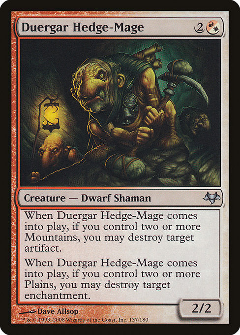 Duergar Hedge-Mage (137) [Eventide]