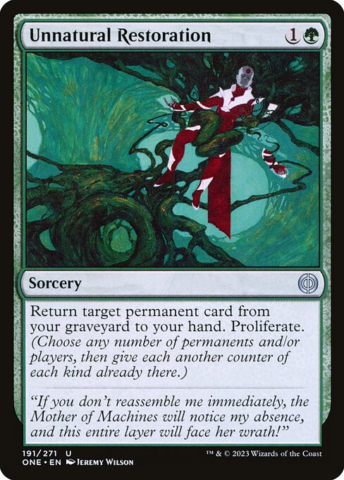 Unnatural Restoration (191) [Phyrexia: All Will Be One]