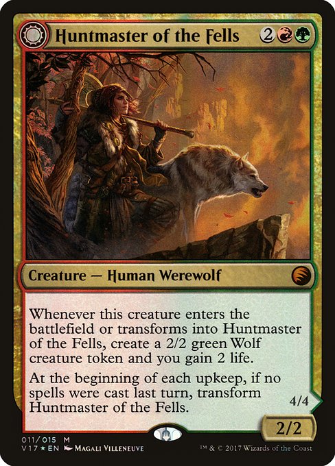 Huntmaster of the Fells // Ravager of the Fells (11) [From the Vault: Transform]