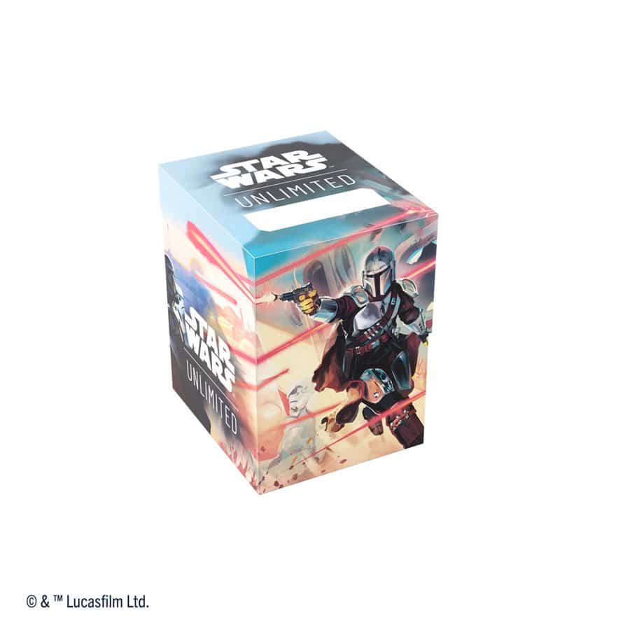 Gamegenic Mandalorian/Moff Gideon Star Wars Unlimited Soft Crate 60 CT image 0