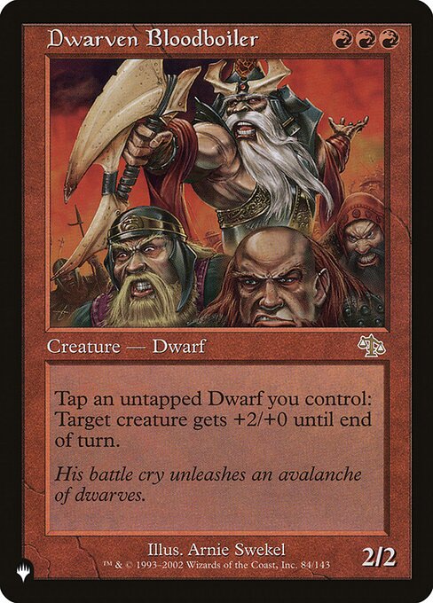 Dwarven Bloodboiler (JUD-84) [The List]