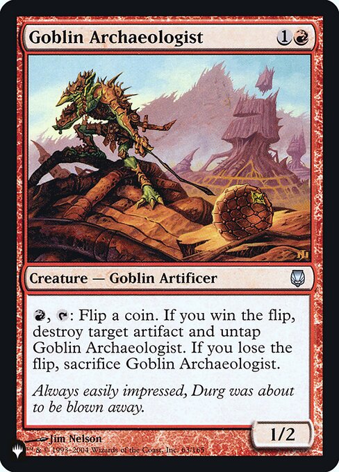 Goblin Archaeologist (DST-63) [The List]