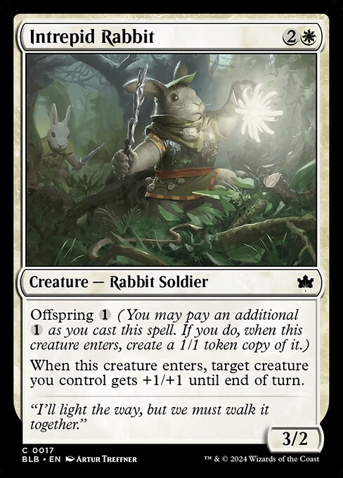 Intrepid Rabbit (17) [Bloomburrow]