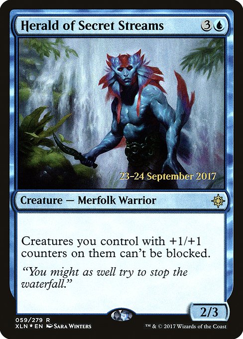 Herald of Secret Streams (59s) [Ixalan Promos]