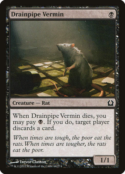 Drainpipe Vermin (66) [Return to Ravnica]