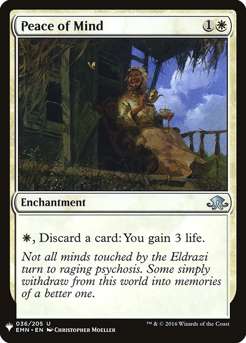 Peace of Mind (EMN-36) [The List]