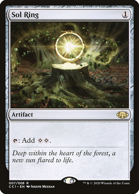 Sol Ring (7) [Commander Collection: Green]