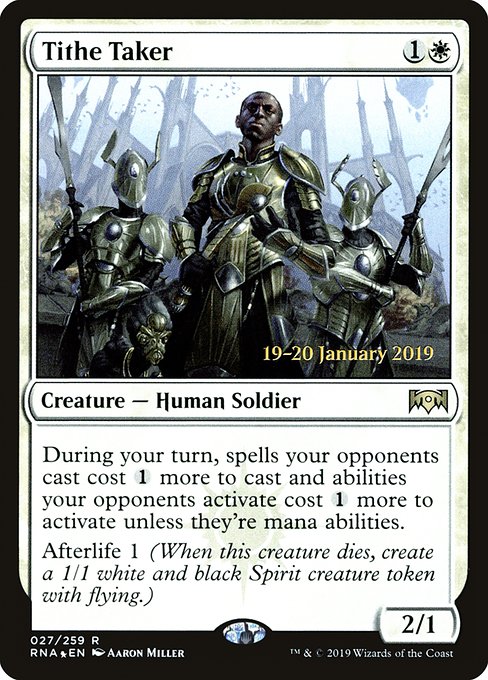 Tithe Taker (27s) [Ravnica Allegiance Promos]