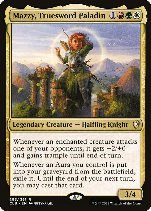 Mazzy, Truesword Paladin (283) [Commander Legends: Battle for Baldur's Gate]