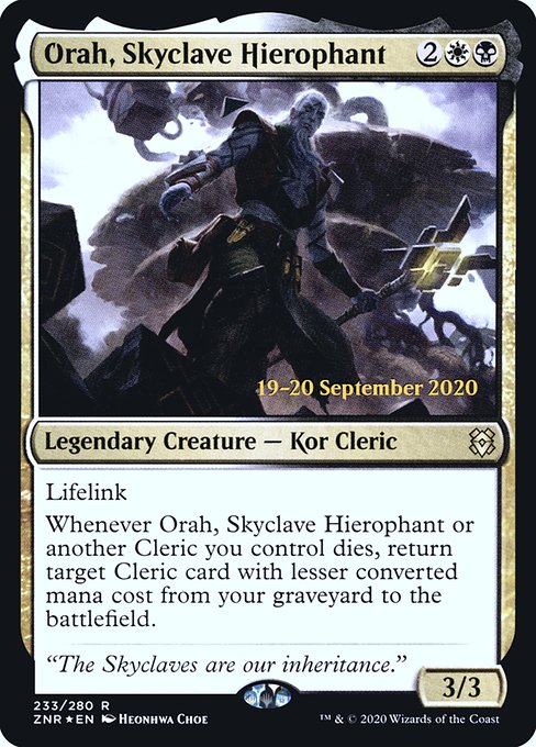 Orah, Skyclave Hierophant (233s) [Zendikar Rising Promos]