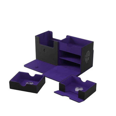 Gamegenic The Academic 133+ XL Black/Purple Deck Box image 0
