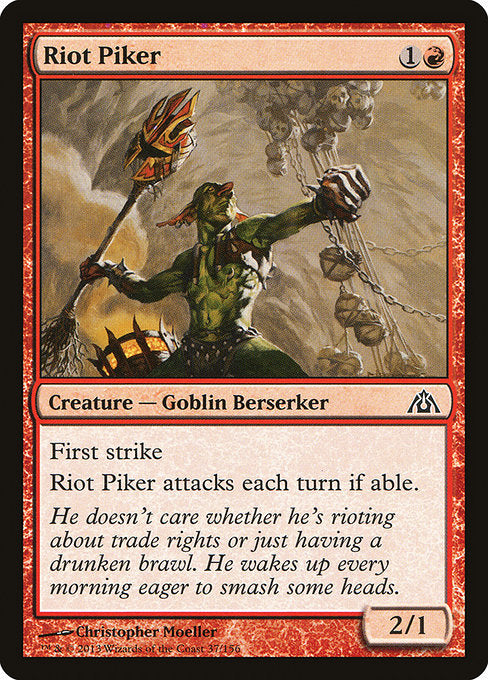 Riot Piker (37) [Dragon's Maze]