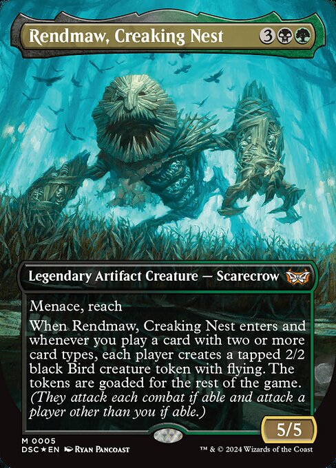 Rendmaw, Creaking Nest (5) [Duskmourn: House of Horror Commander]