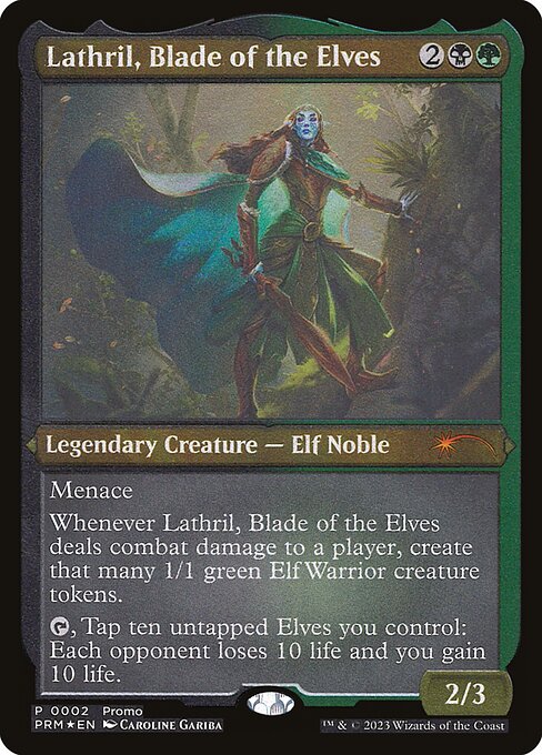 Lathril, Blade of the Elves (2★) [Kaldheim Promos]
