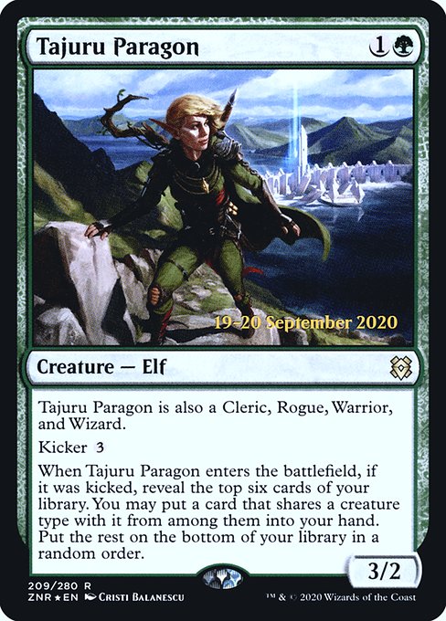 Tajuru Paragon (209s) [Zendikar Rising Promos]
