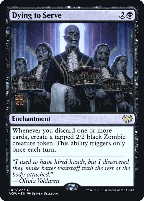 Dying to Serve (109s) [Innistrad: Crimson Vow Promos]