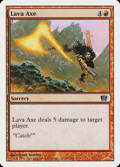 Lava Axe (197) [Eighth Edition]