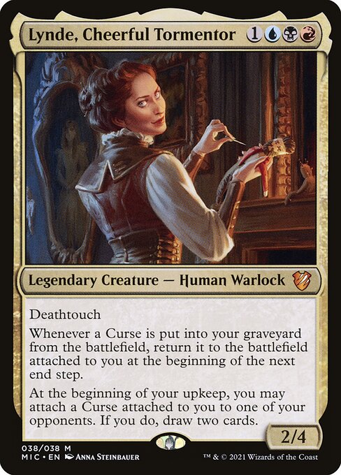 Lynde, Cheerful Tormentor (38) [Midnight Hunt Commander]
