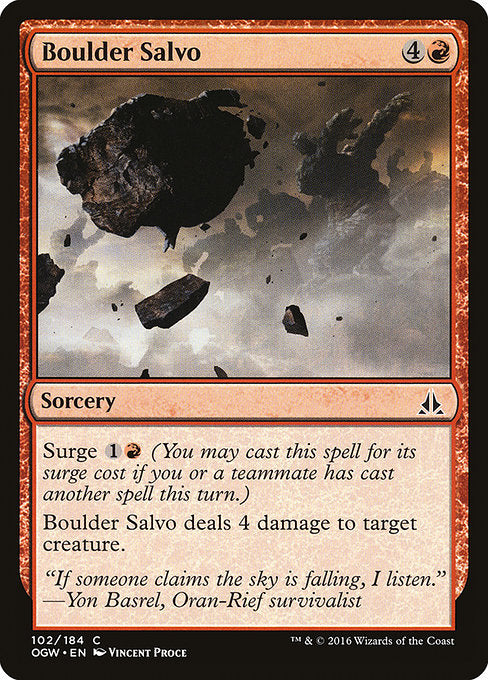 Boulder Salvo (102) [Oath of the Gatewatch]