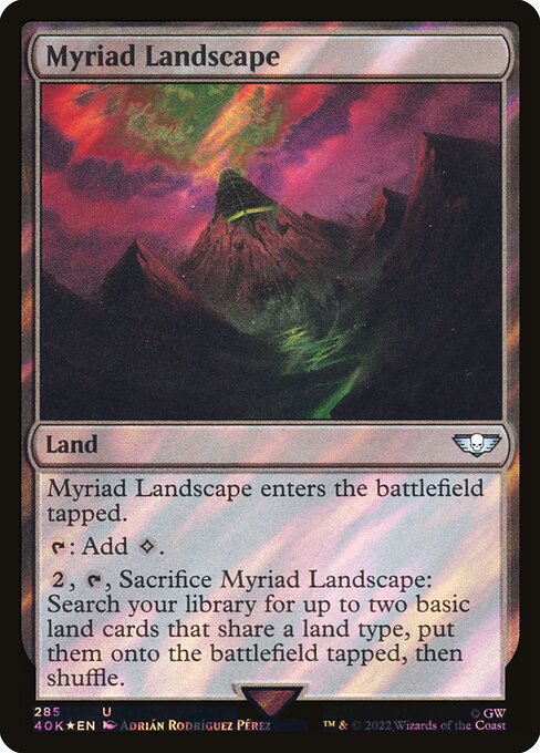 Myriad Landscape (285★) [Warhammer 40,000 Commander]