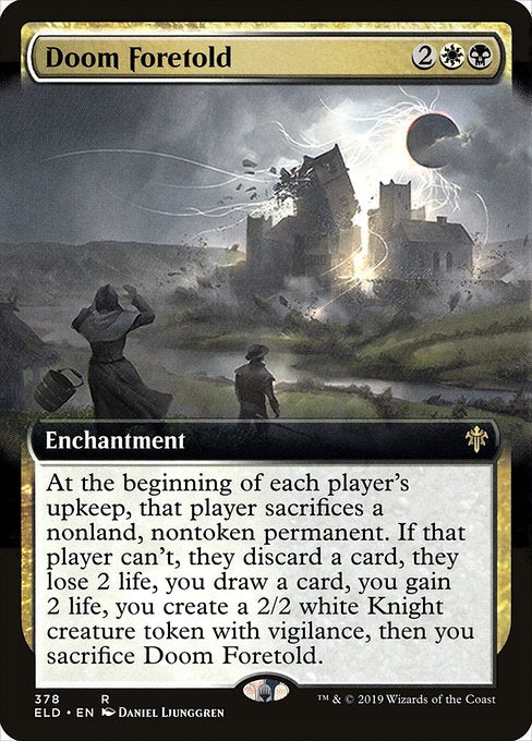 Doom Foretold (378) [Throne of Eldraine] [Extended Art]
